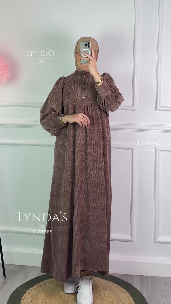 F23 Velvet dress with a unique design EG