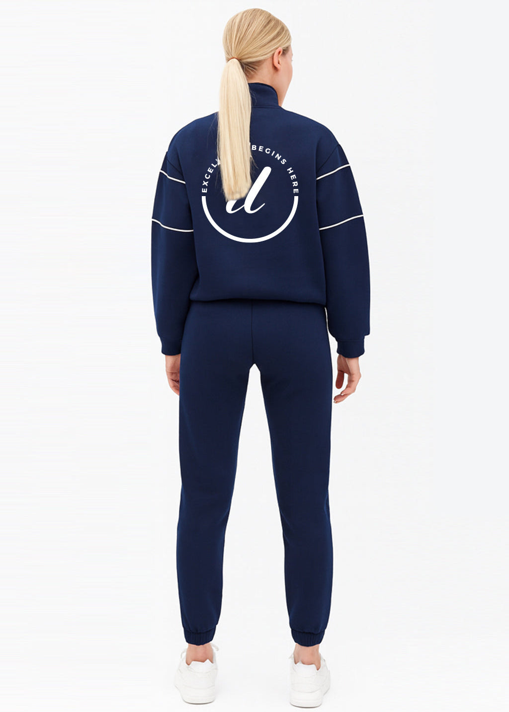 Cotton casual sportswear set (hoodie + pants) T79