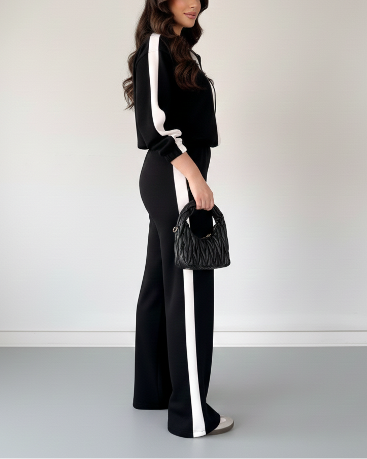 طقم كاجوال رياضي قطن (هودي+بنطلون) T21