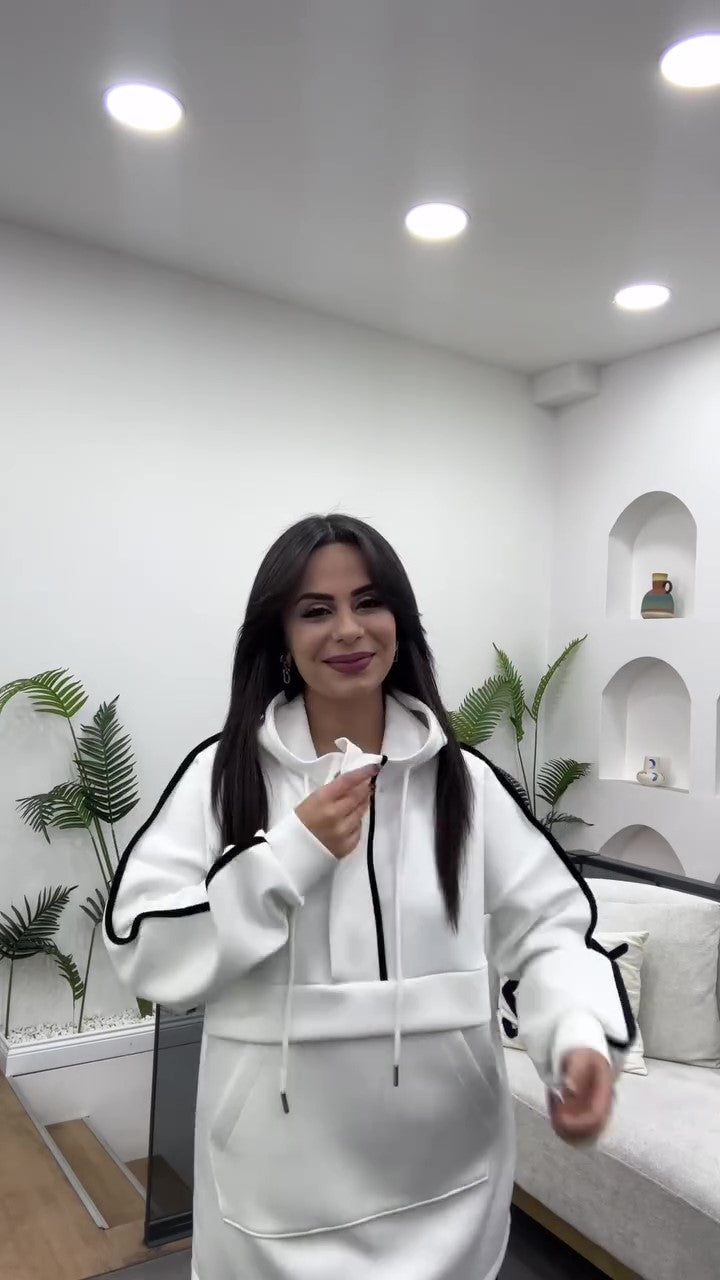 طقم كاجوال رياضي قطن (هودي+بنطلون) T38