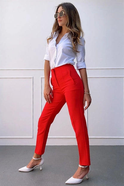Women's High Waist Trousers B16