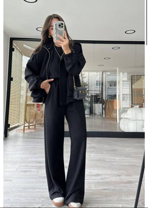 Casual cotton sportswear set (hoodie + pants) T44