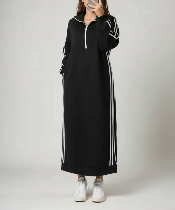 فستان قطن شتوى T42