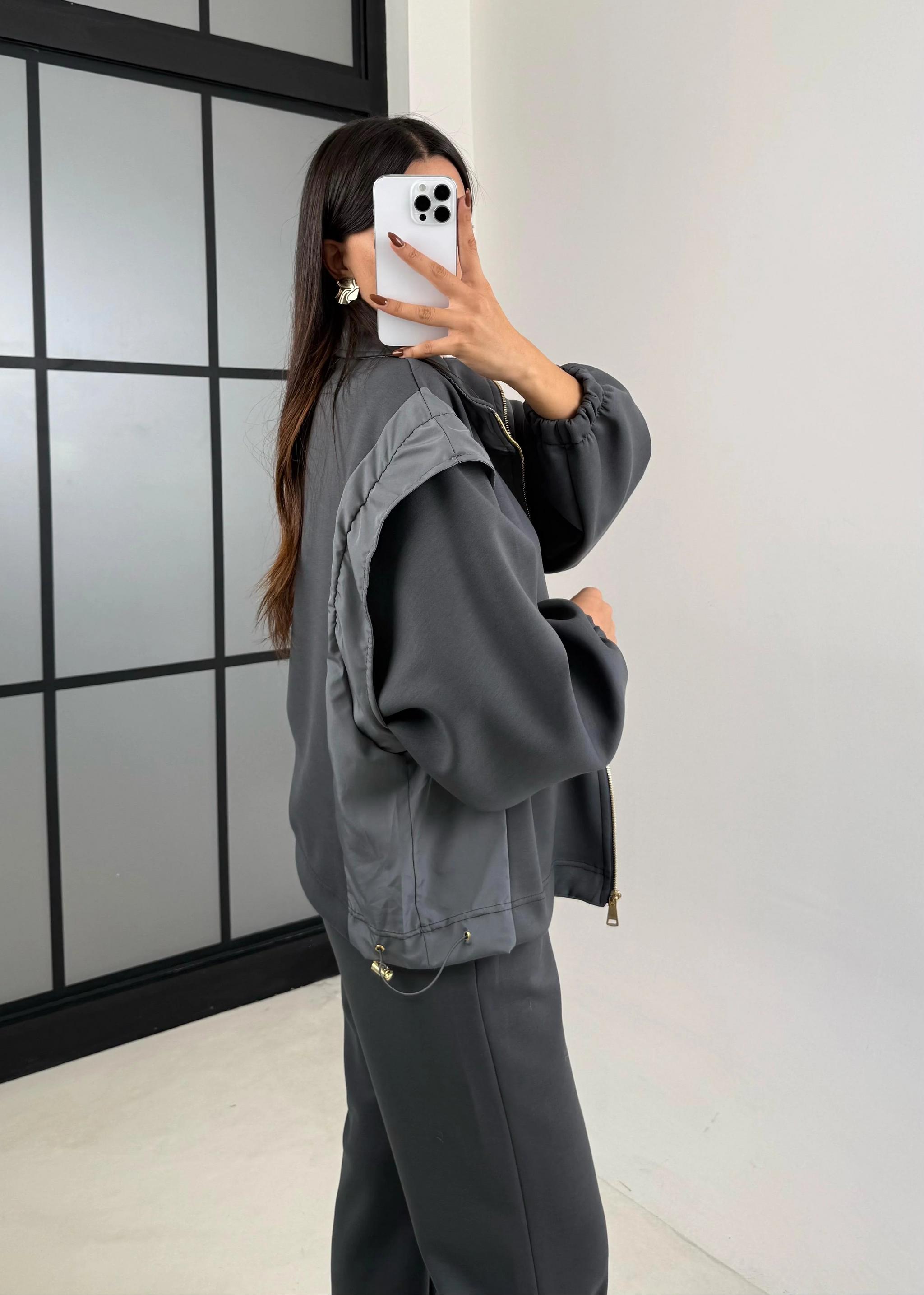 Cotton casual sportswear set (hoodie + pants) T88