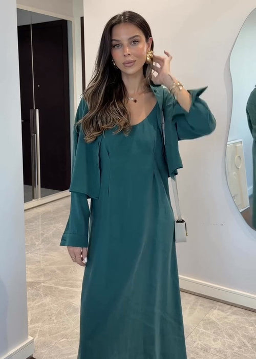 Summer jumpsuit with belt S6