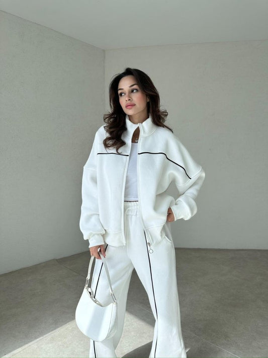 طقم كاجوال رياضي قطن 100% (هودي+بنطلون) T28