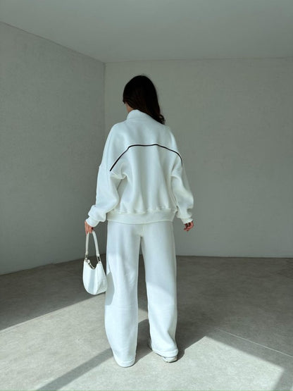 100% Cotton Casual Sportswear Set (Hoodie + Pants) T28