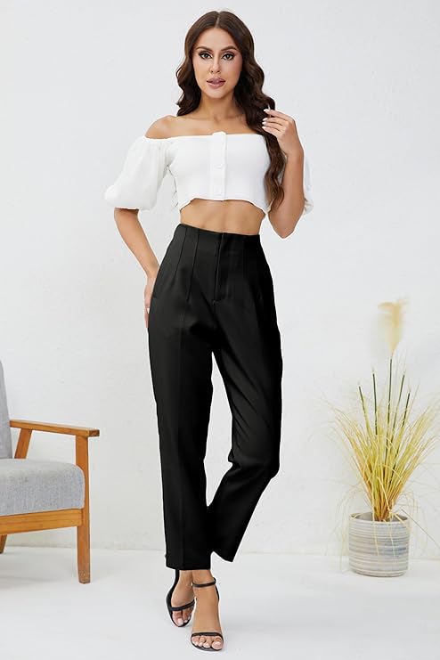 Women's High Waist Trousers B16