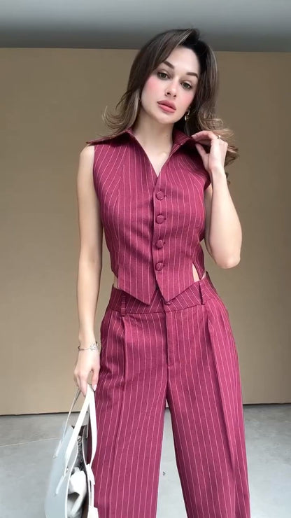 Summer jumpsuit with belt S6