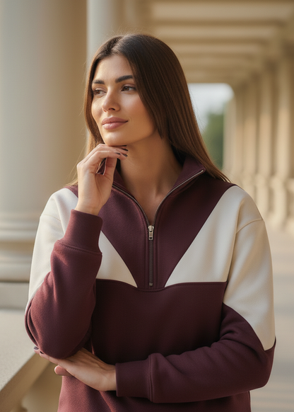 Cotton casual sportswear set (hoodie + pants) T82