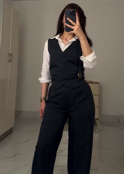 Summer jumpsuit with belt S6