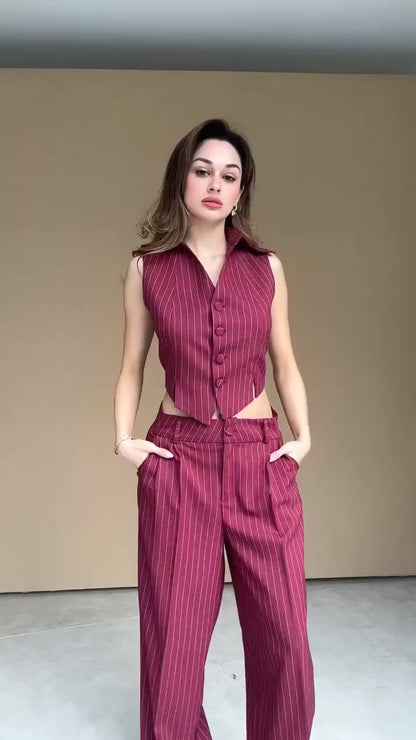 Summer jumpsuit with belt S6