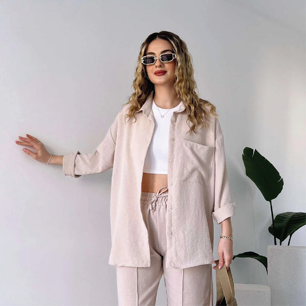 Summer jumpsuit with belt S6