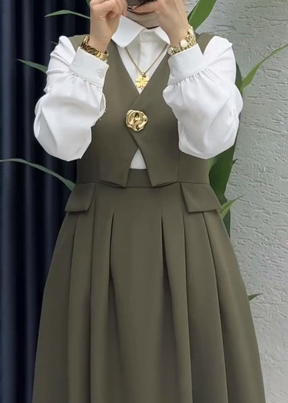 طقم رسمي (جاكت+جيبة) بتصميم مميز وأنيق S80