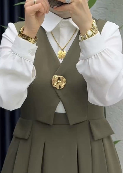 طقم رسمي (جاكت+جيبة) بتصميم مميز وأنيق S80