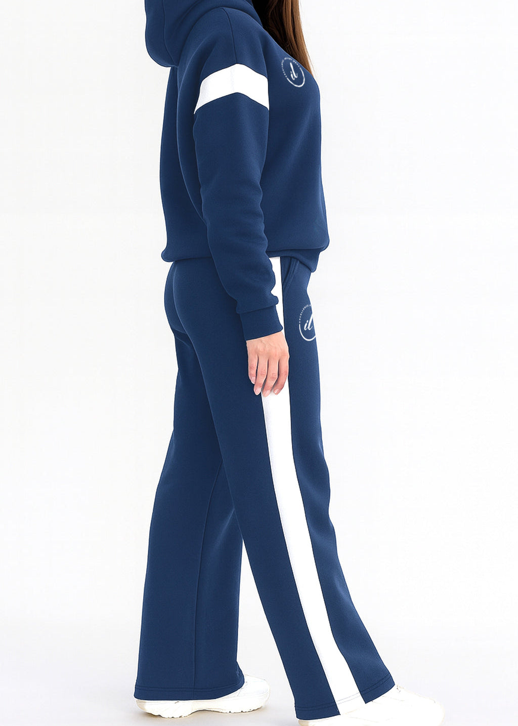 Casual cotton sportswear set (hoodie + pants) T34