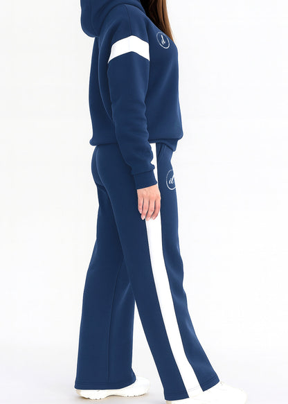 Casual cotton sportswear set (hoodie + pants) T34