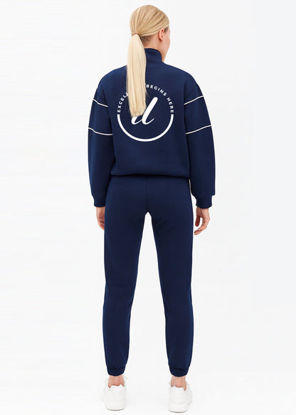 Cotton casual sportswear set (hoodie + pants) T79