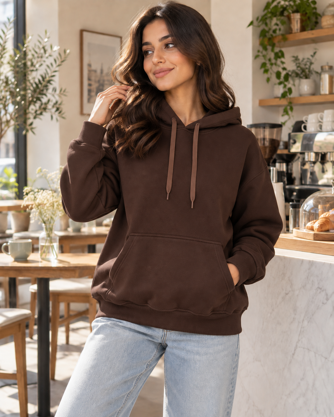 State Free Size Hoodie with Over Size Design - Soft and Comfortable Material H15