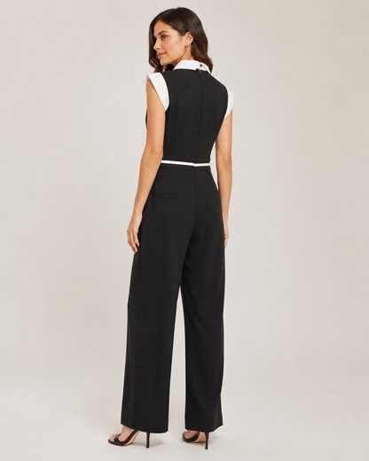 A formal two-piece suit (vest + trousers) with a distinctive and elegant design S92