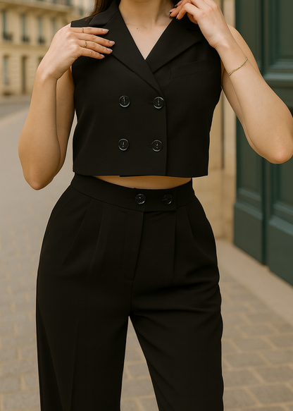 طقم رسمي تركي أنيق 2 قطعة فيست + بنطلون V7