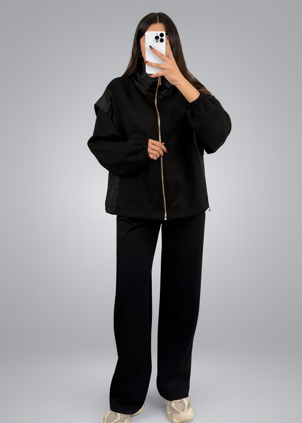 Cotton casual sportswear set (hoodie + pants) T88