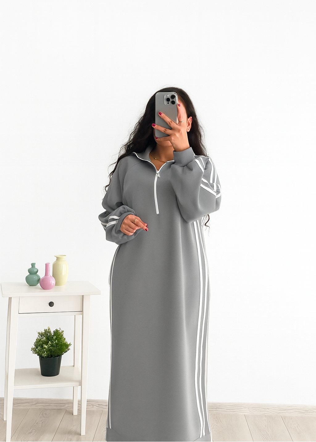 Winter cotton dress T42