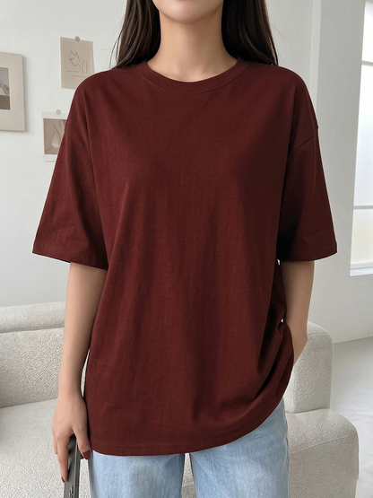 A5 round neck short-sleeved T-shirt