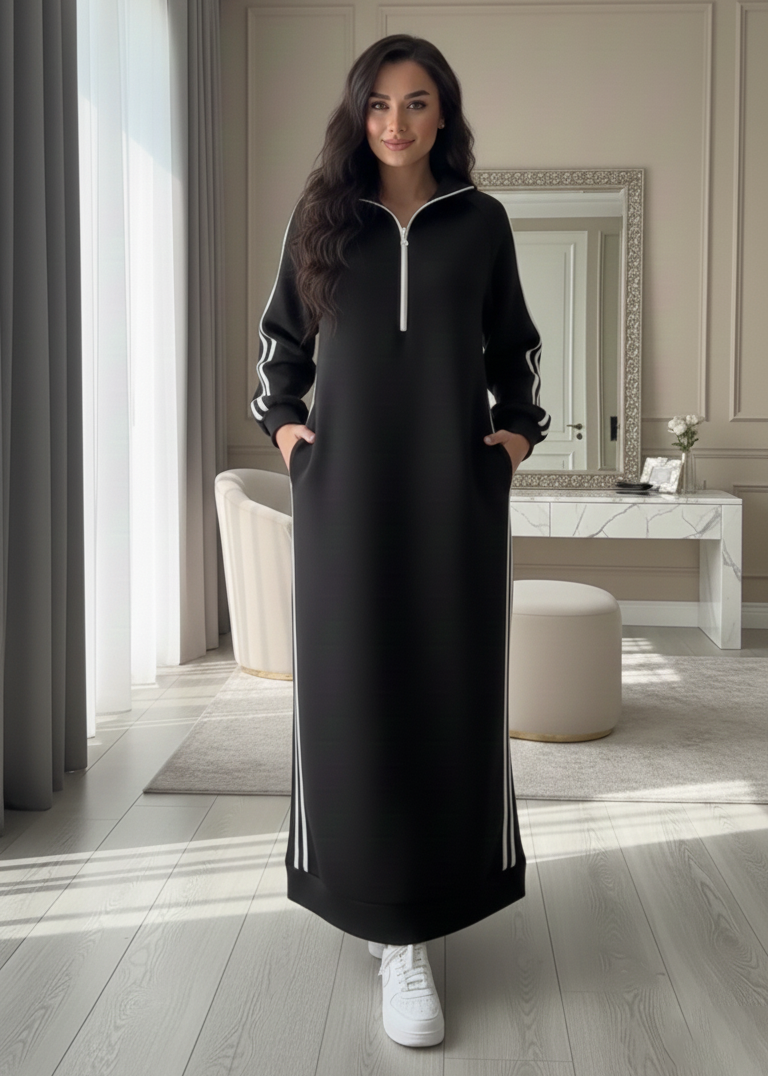 Winter cotton dress T42