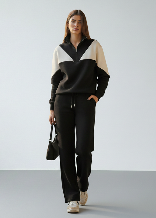 Cotton casual sportswear set (hoodie + pants) T82