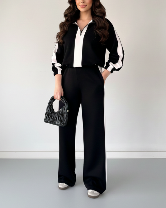 طقم كاجوال رياضي قطن (هودي+بنطلون) T21