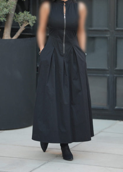 طقم فستان مع جاكيت خارجي بلمسة كاجوال شيك S76