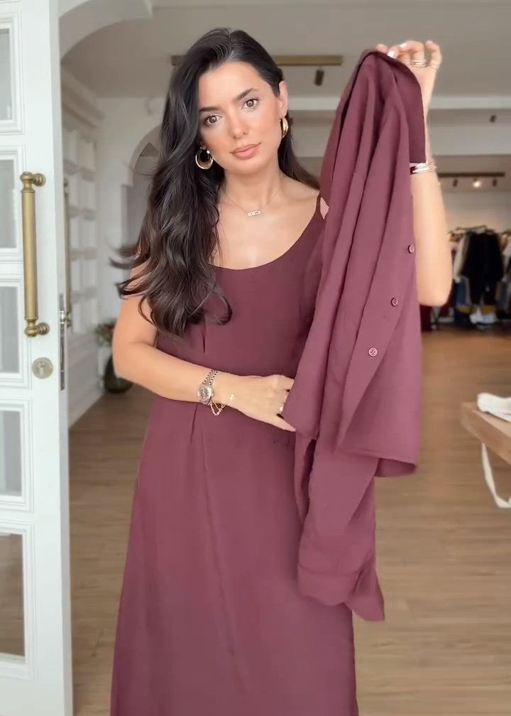 Summer jumpsuit with belt S6