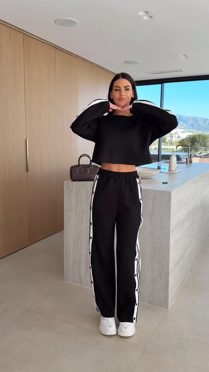 Cotton casual sportswear set (T-shirt + pants) T71 