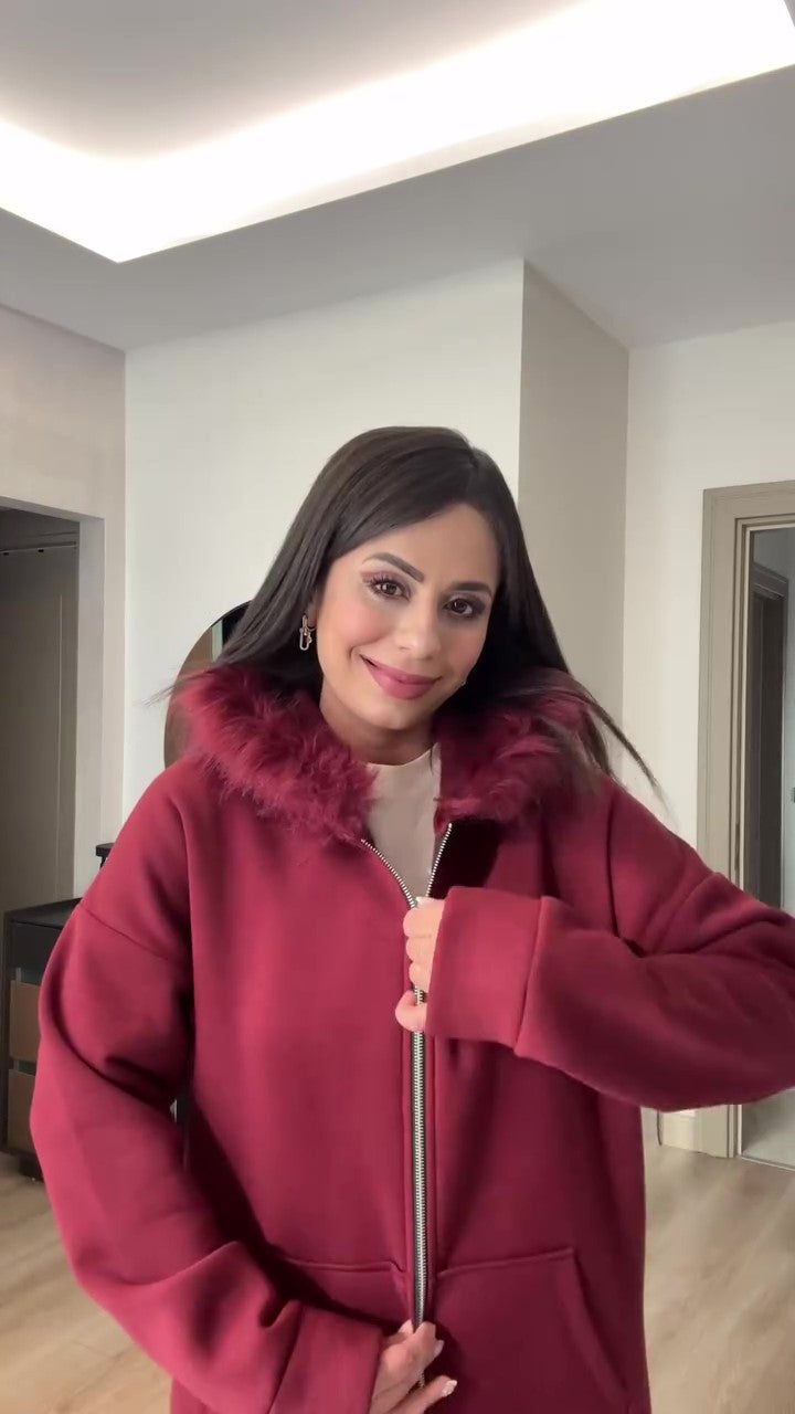 طقم كاجوال رياضي قطن (هودي+بنطلون) T41