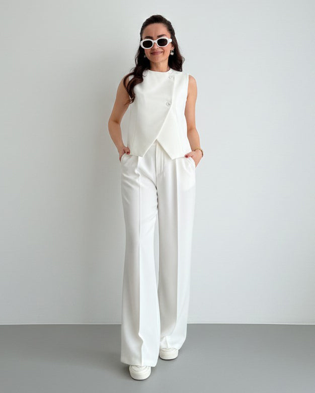 Summer jumpsuit with belt S6