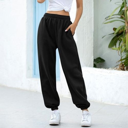 Milton women's cotton trousers with side pockets B5