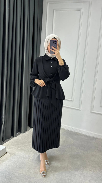 Two-piece dress with a unique design F61 