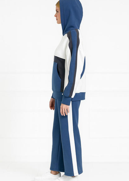 Cotton casual sportswear set (hoodie + pants) T54