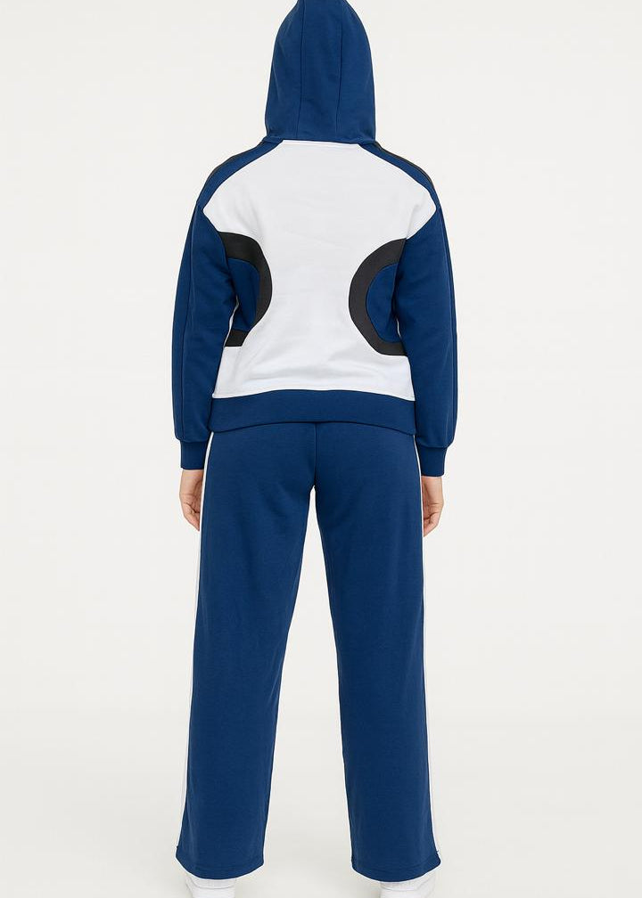 Cotton casual sportswear set (hoodie + pants) T54