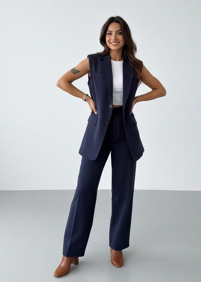 Summer jumpsuit with belt S6