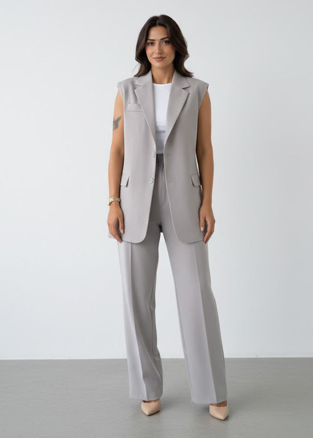 Summer jumpsuit with belt S6
