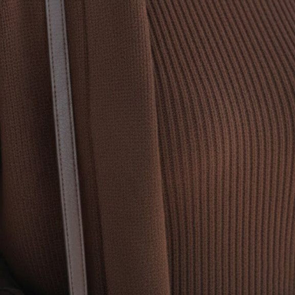 طقم تريكو أنيق نسائي مكون من قطعتين فستان بدون أكمام وكارديجان بأكمام طويلة TR-4