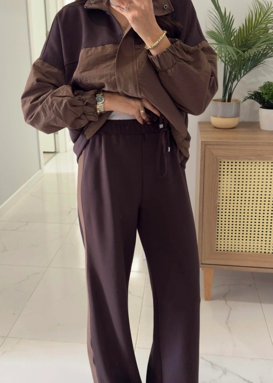 طقم كاجوال رياضي قطن (هودي+بنطلون) T104