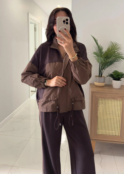 طقم كاجوال رياضي قطن (هودي+بنطلون) T104