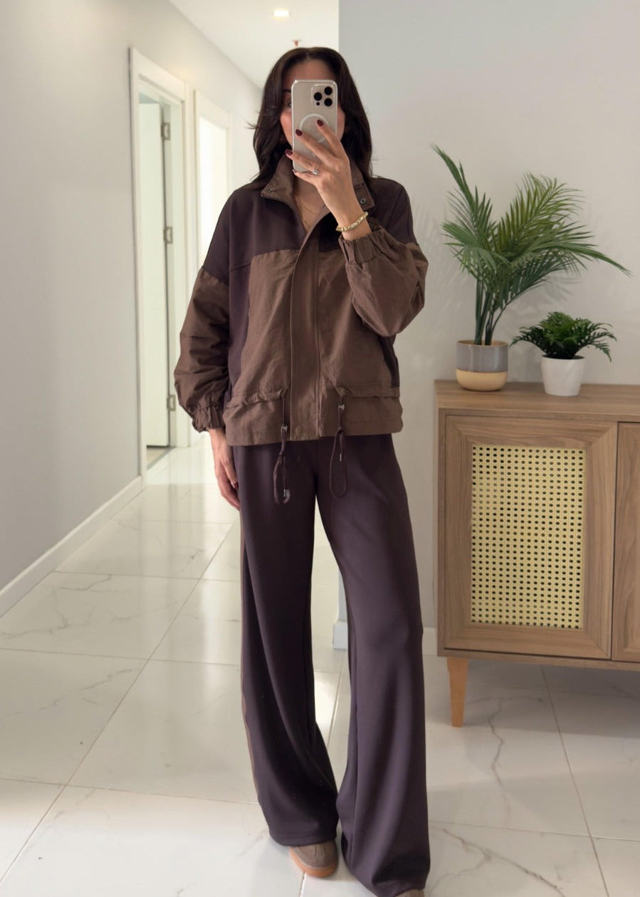 طقم كاجوال رياضي قطن (هودي+بنطلون) T104