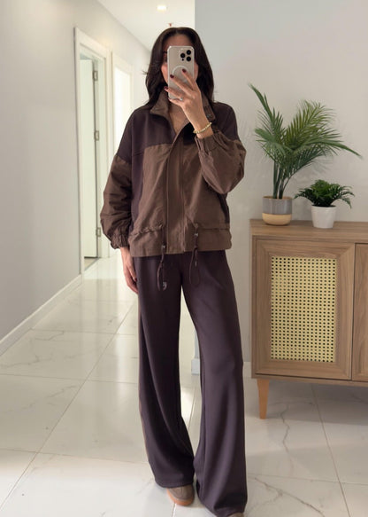 طقم كاجوال رياضي قطن (هودي+بنطلون) T104