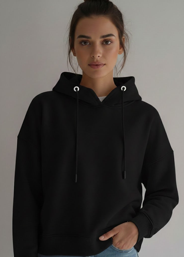هودي نسائي شتوي بتصميم فريد اوفر سايز H13