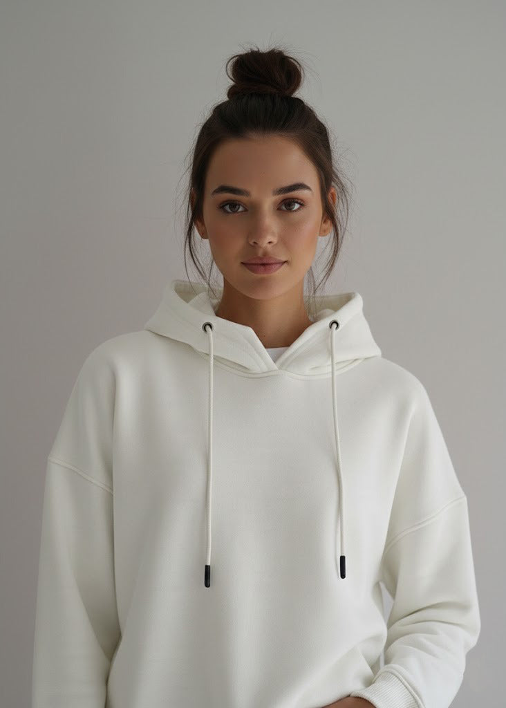 هودي نسائي شتوي بتصميم فريد اوفر سايز H13