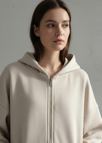 هودي نسائي شتوي بتصميم فريد اوفر سايز H12